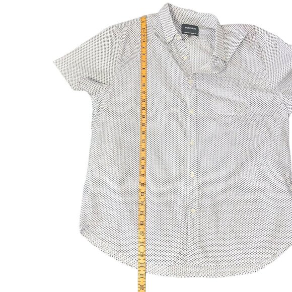 Bonobos Riviera Button Shirt Mens Size XL 100% Cotton Seersucker Short Sleeve - Picture 10 of 10